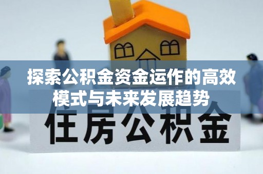 大宁探索公积金资金运作的高效模式与未来发展趋势